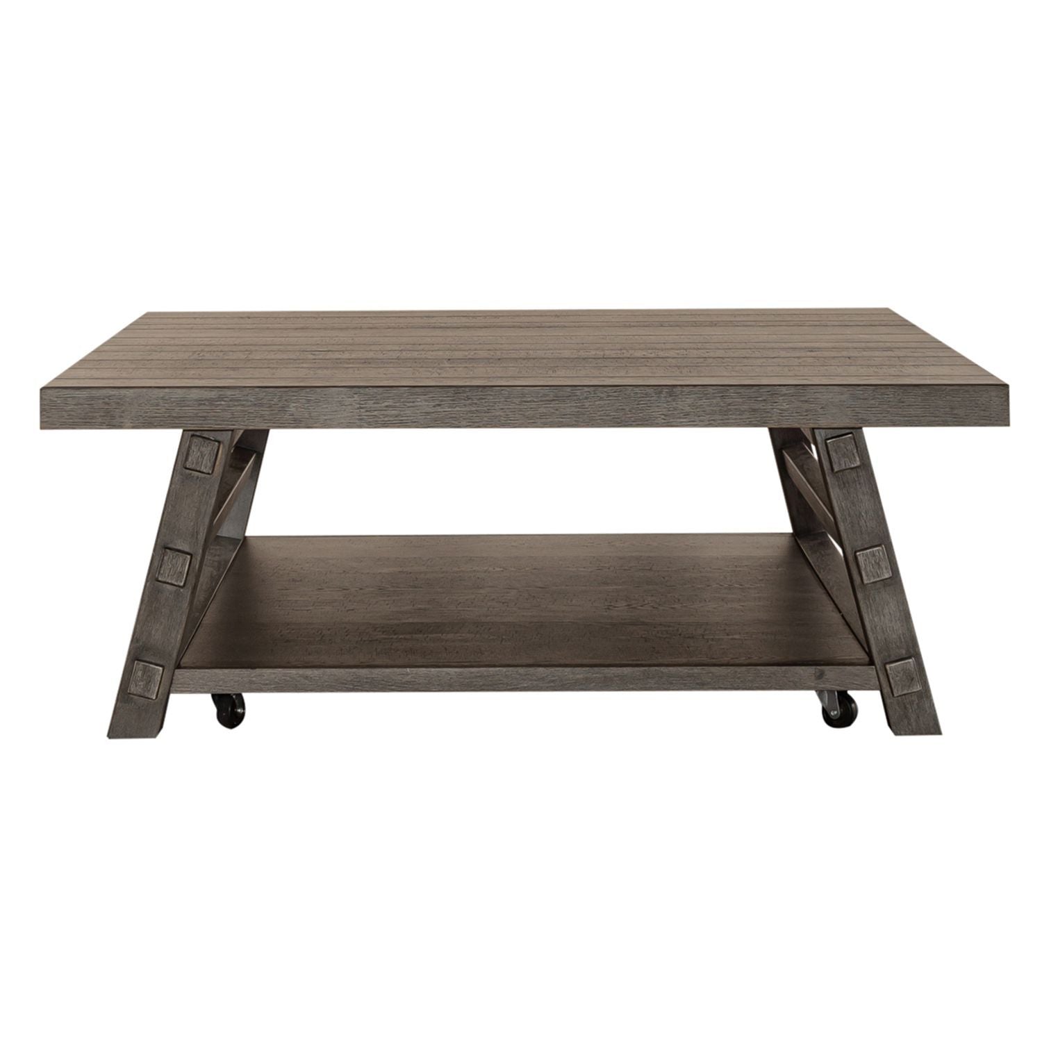 Modern Farmhouse - Oversized Square Cocktail Table - Hornell Furniture Outlet