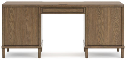 Roanhowe - Brown - Home Office Desk - Hornell Furniture Outlet