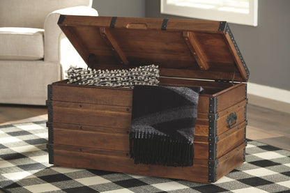 Kettleby - Brown - Storage Trunk - Hornell Furniture Outlet