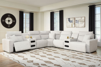 Modmax II - Reclining Sectional - Stone - Hornell Furniture Outlet