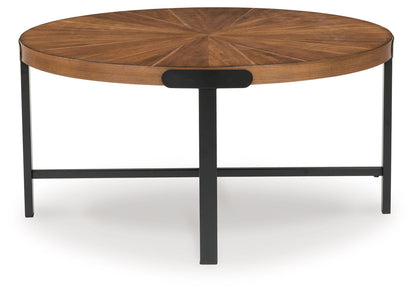 Crosstrail - Brown - Occasional Table Set (Set of 3) - Hornell Furniture Outlet