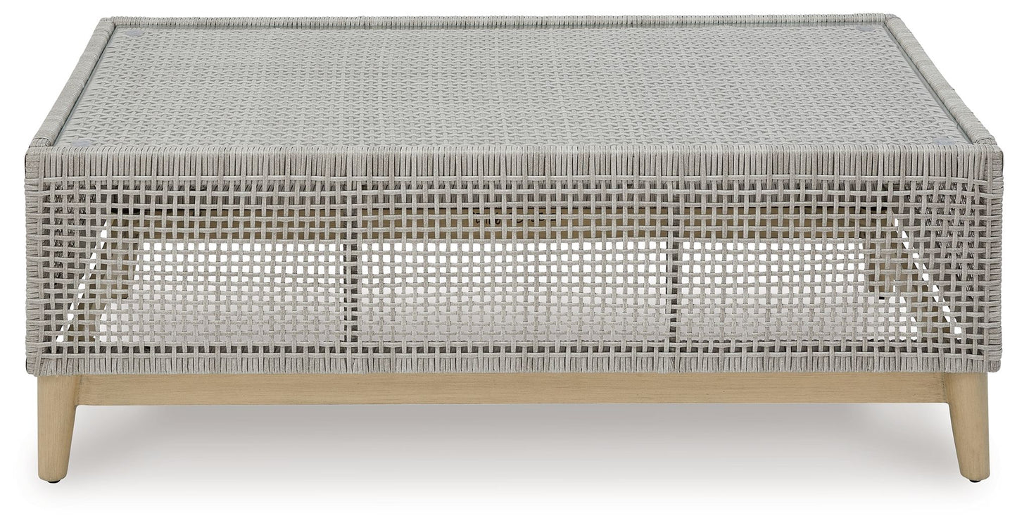Seton Creek - Gray - Rectangular Cocktail Table - Hornell Furniture Outlet