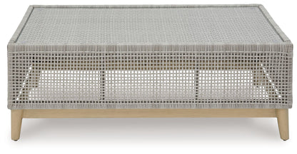 Seton Creek - Gray - Rectangular Cocktail Table - Hornell Furniture Outlet