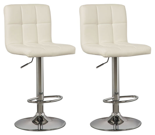 Bellatier - Adjustable Height Barstool (Set of 2) - Hornell Furniture Outlet