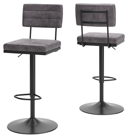 Strumford - Tall Swivel Barstool (Set of 2) - Hornell Furniture Outlet