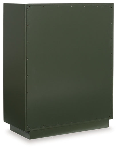 Geirwood - Dark Green - Accent Cabinet - Hornell Furniture Outlet