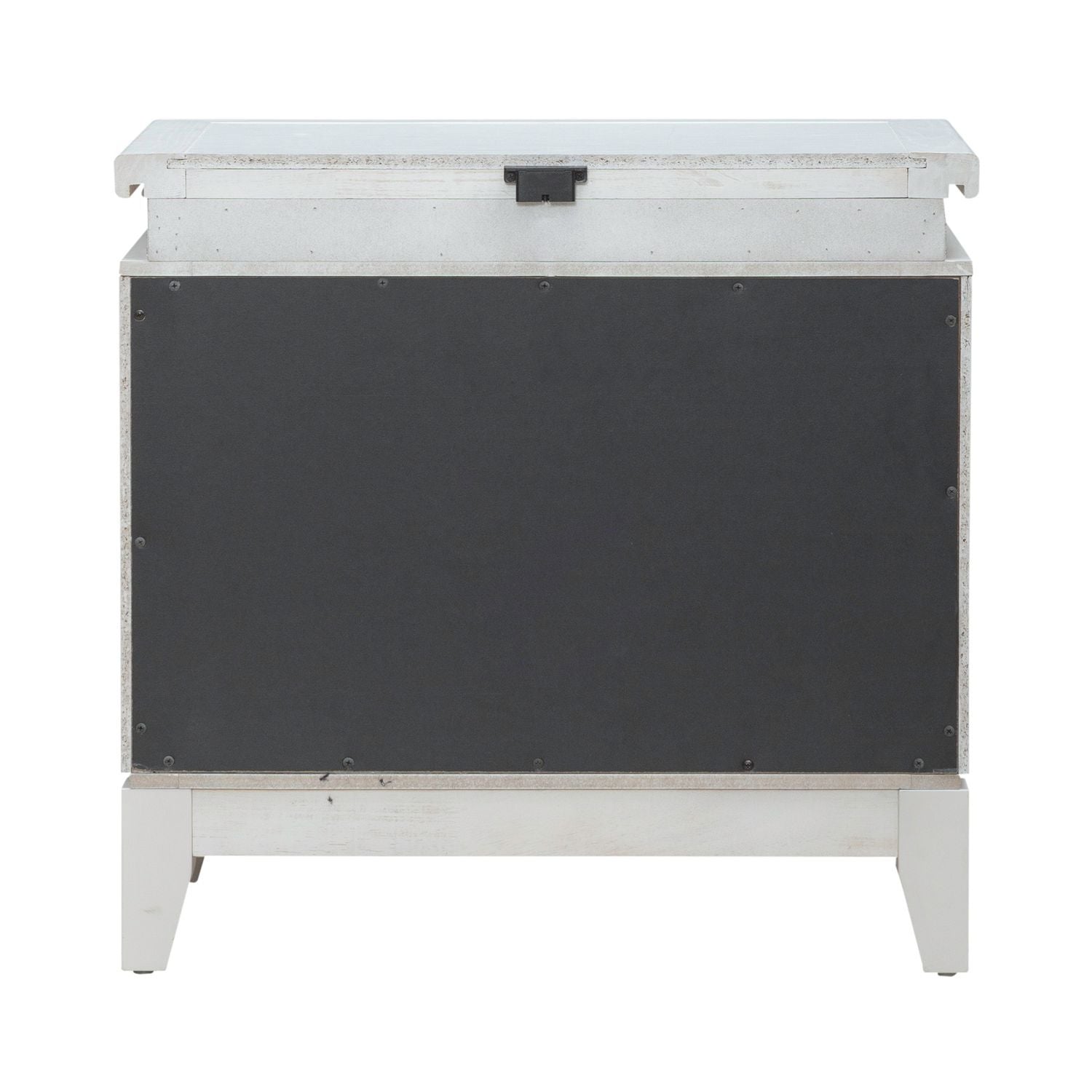 Reflections - Nightstand With Lights and Charging Station - White - Hornell Furniture Outlet