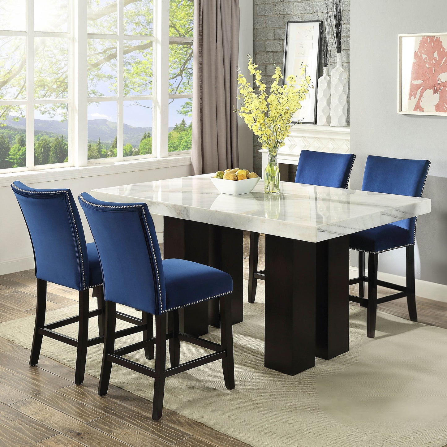 Camila - Rectangular Counter Dining Set - Hornell Furniture Outlet