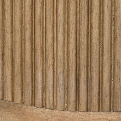 Camdill - Light Brown / White - Round End Table - Hornell Furniture Outlet