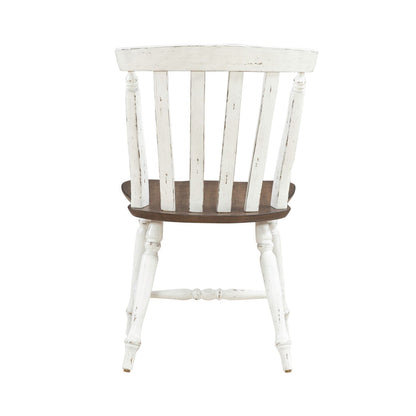 Al Fresco - Slat Back Side Chair (RTA) - White - Hornell Furniture Outlet