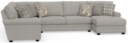 Livingston - Sectional With Comfort Coil Seating And Accent Pillows Included - Hornell Furniture Outlet