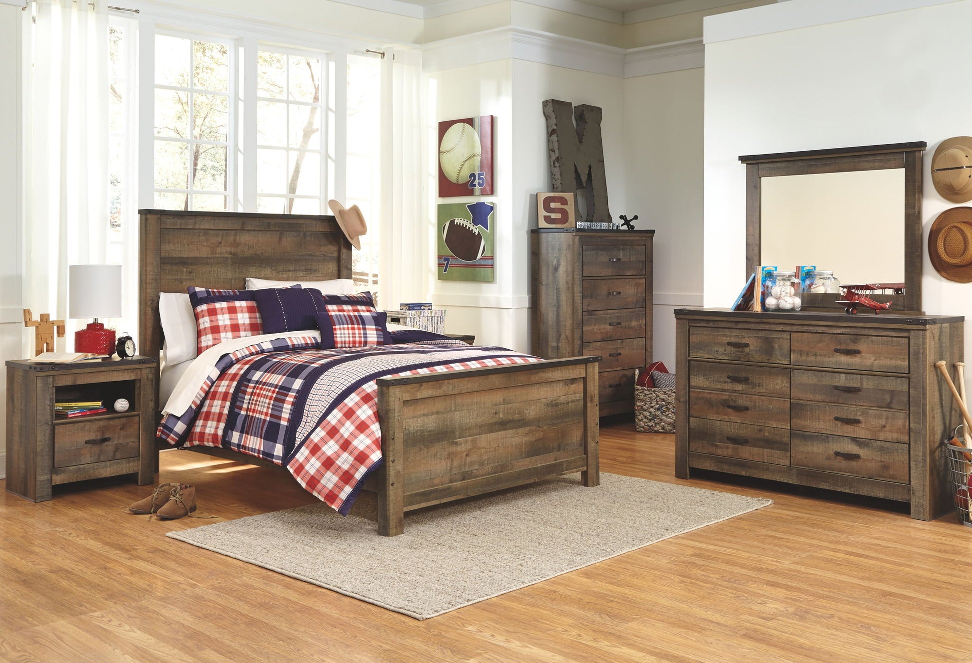 Trinell - Panel Bed - Hornell Furniture Outlet
