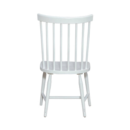 Palmetto Heights - Spindle Back Side Chair (RTA) - White - Hornell Furniture Outlet
