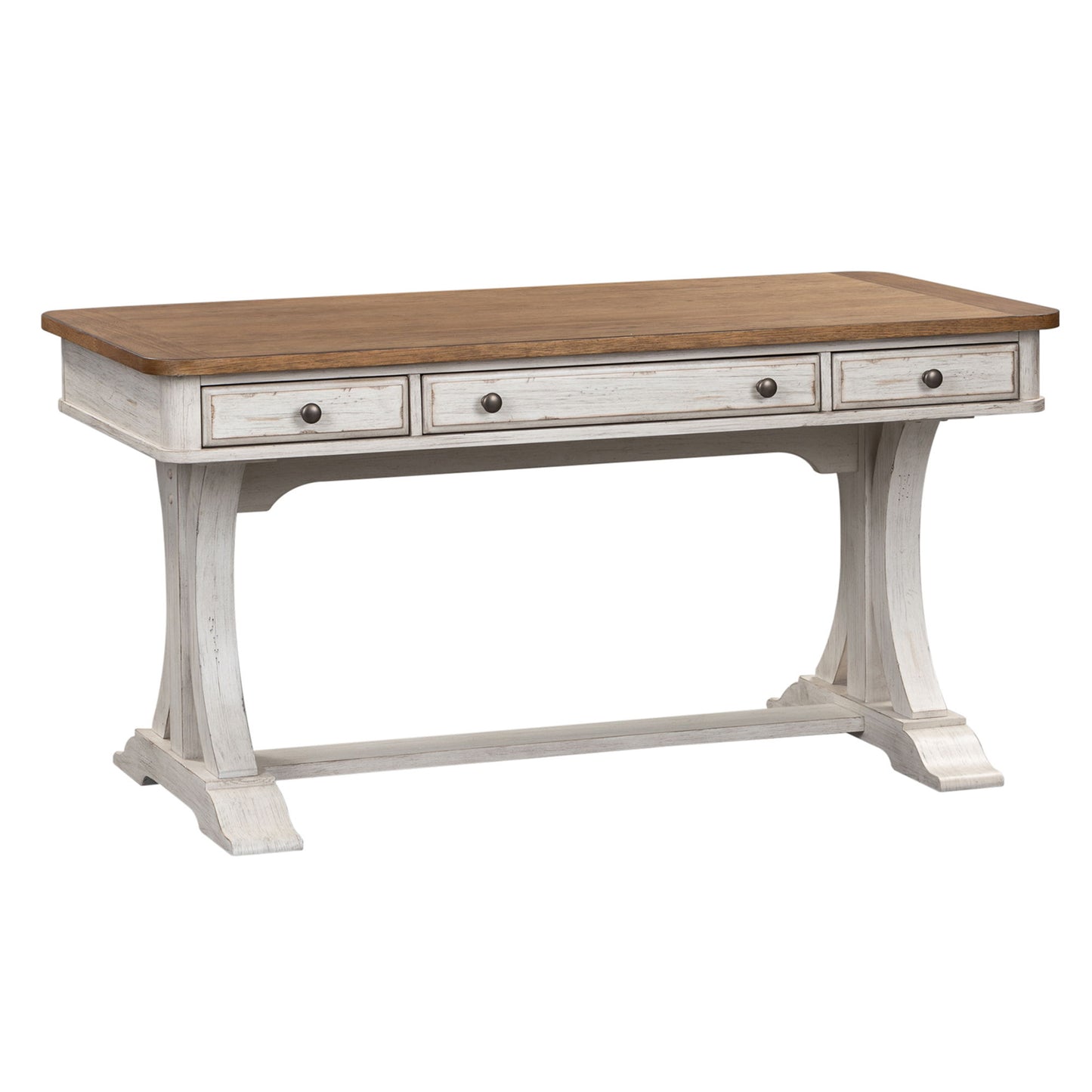 Farmhouse Reimagined - Writing Desk - White - Hornell Furniture Outlet