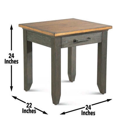 Bear Creek - 3 Piece Table Set - Brown - Hornell Furniture Outlet