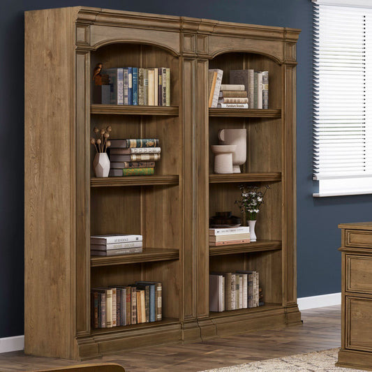Reynolda - 2 Piece Bunching Bookcase - Camel Beige - Hornell Furniture Outlet