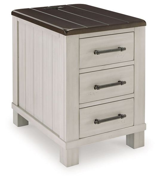 Darborn - Gray / Brown - Chair Side End Table - Hornell Furniture Outlet