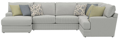 Stockbridge - Sectional With Comfort Coil Seating And 9 Accent Pillows Included - Hornell Furniture Outlet