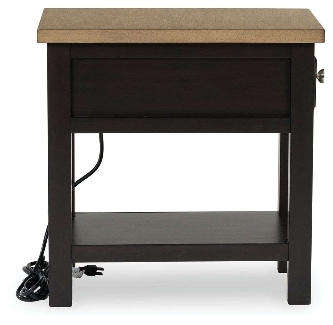 Drazmine - Brown - Chair Side End Table - Hornell Furniture Outlet