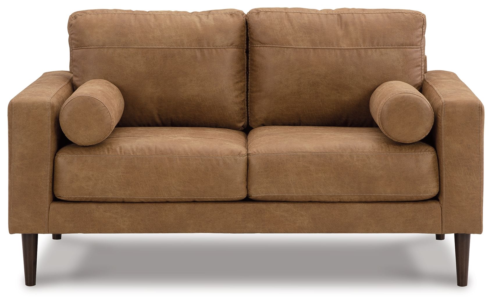 Telora - Caramel - Loveseat - Hornell Furniture Outlet