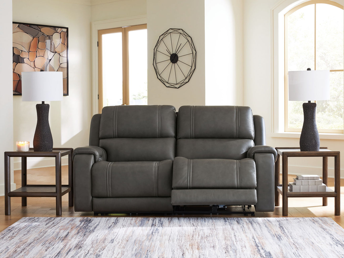 5Z - Pittson - Power Reclining Sectional - Hornell Furniture Outlet