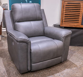 Bleckley - Anchor - Power Recliner With Adjustable Headrest - Hornell Furniture Outlet