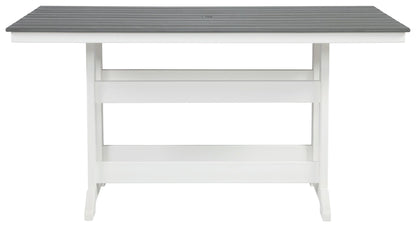 Transville - Counter Table W/Umb Opt - Hornell Furniture Outlet