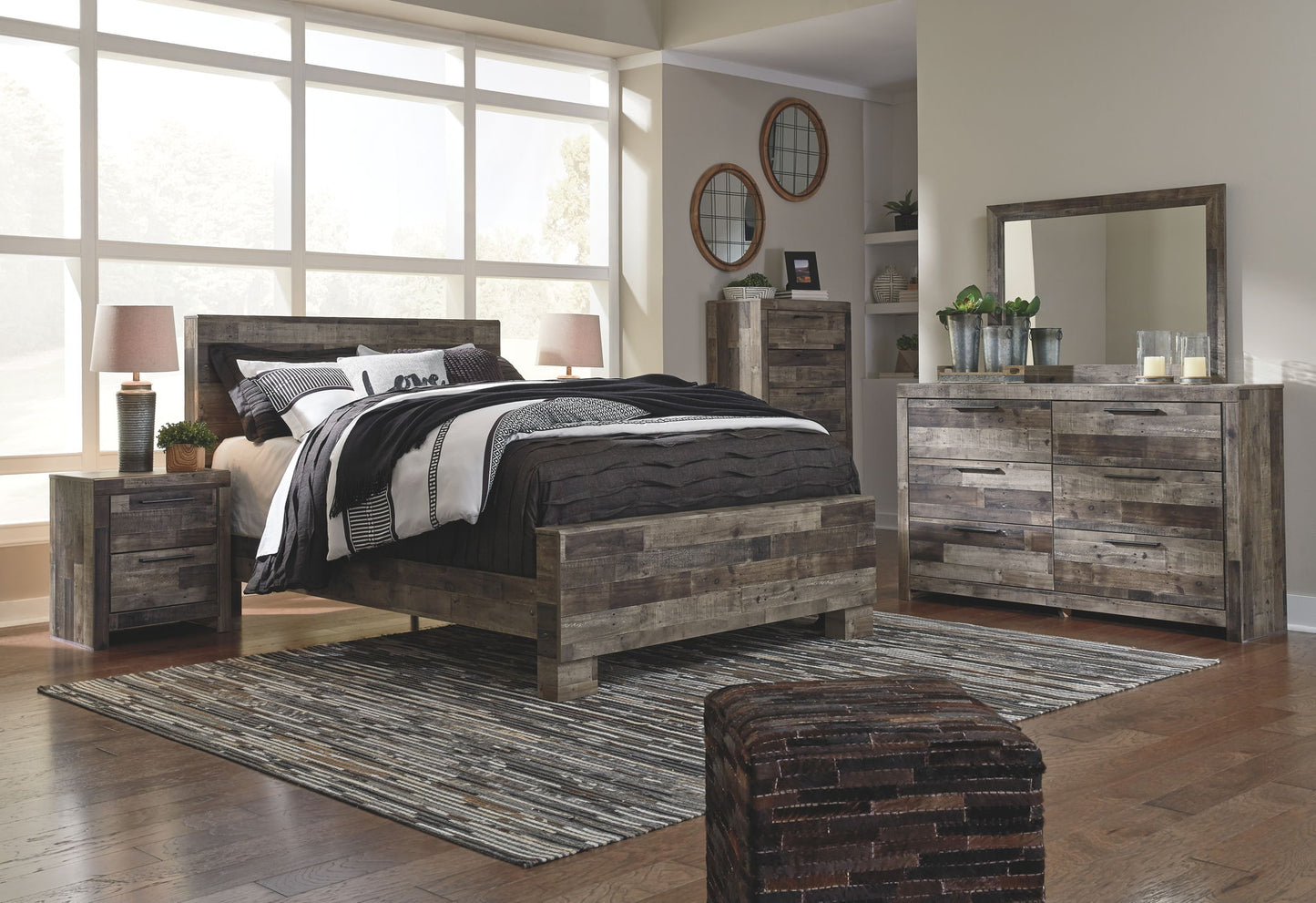Derekson - Panel Bedroom Set - Hornell Furniture Outlet