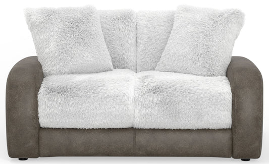 Snowball - Loveseat - Taupe - Hornell Furniture Outlet