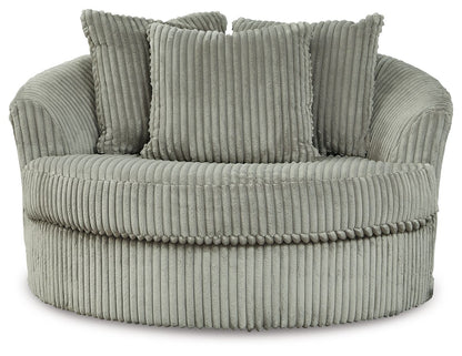 Lindyn - Oversized Swivel Accent Chair - Hornell Furniture Outlet
