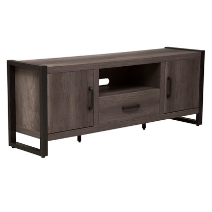 Tanners Creek - Entertainment TV Stand - Dark Gray - Hornell Furniture Outlet