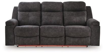Brysonview - Reclining Sofa - Charcoal - Hornell Furniture Outlet