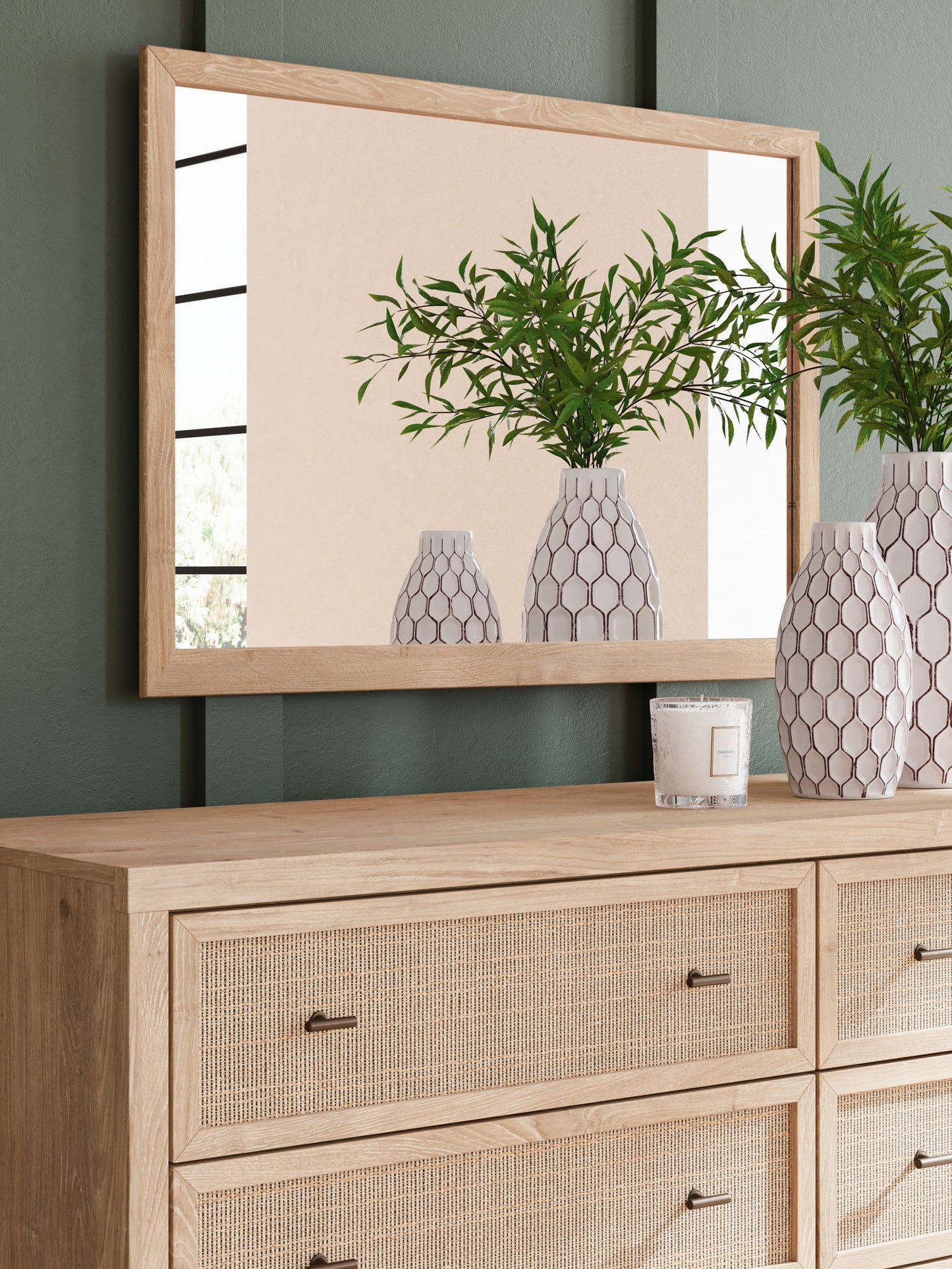 Cielden - Two - Tone - Dresser And Mirror - Hornell Furniture Outlet