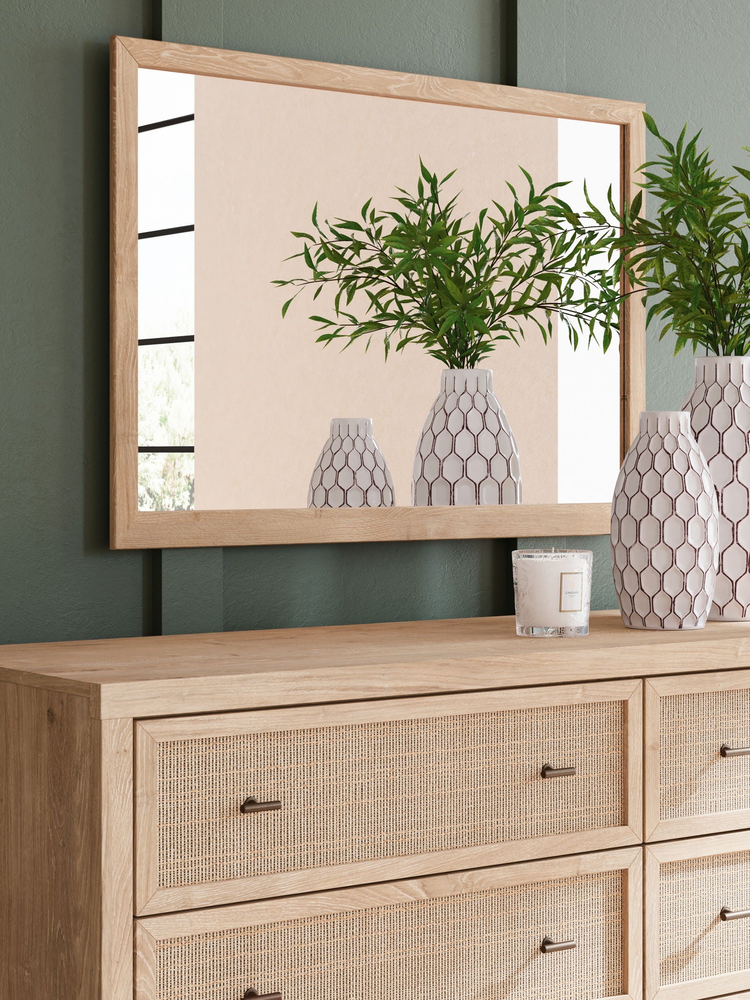 Cielden - Two - Tone - Dresser And Mirror - Hornell Furniture Outlet