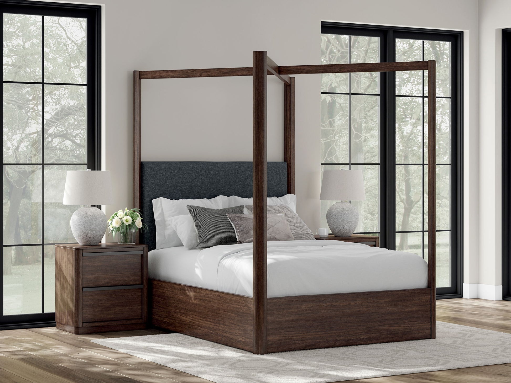 Dilenno - Canopy Bed - Hornell Furniture Outlet