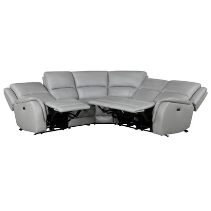 Alexandria - Leather Power Sectional - Hornell Furniture Outlet