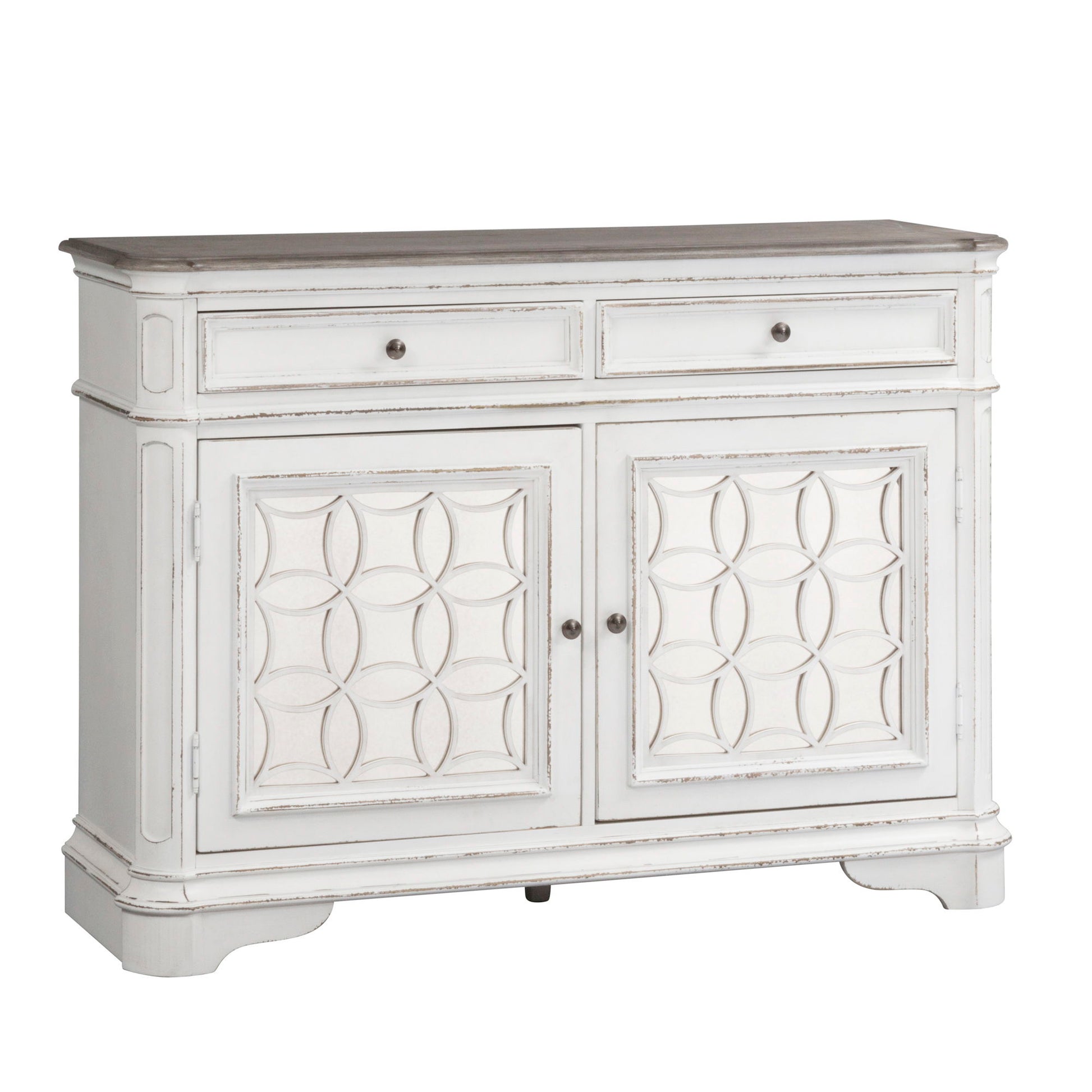 Magnolia Manor - Buffet - White - Hornell Furniture Outlet