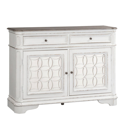 Magnolia Manor - Buffet - White - Hornell Furniture Outlet