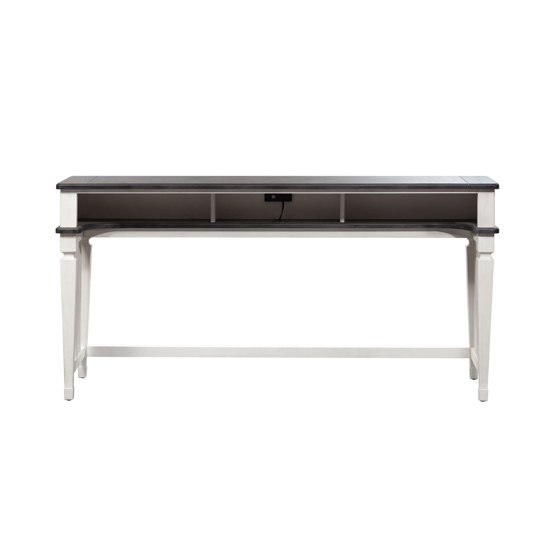 Allyson Park - Console Bar Table - White - Hornell Furniture Outlet