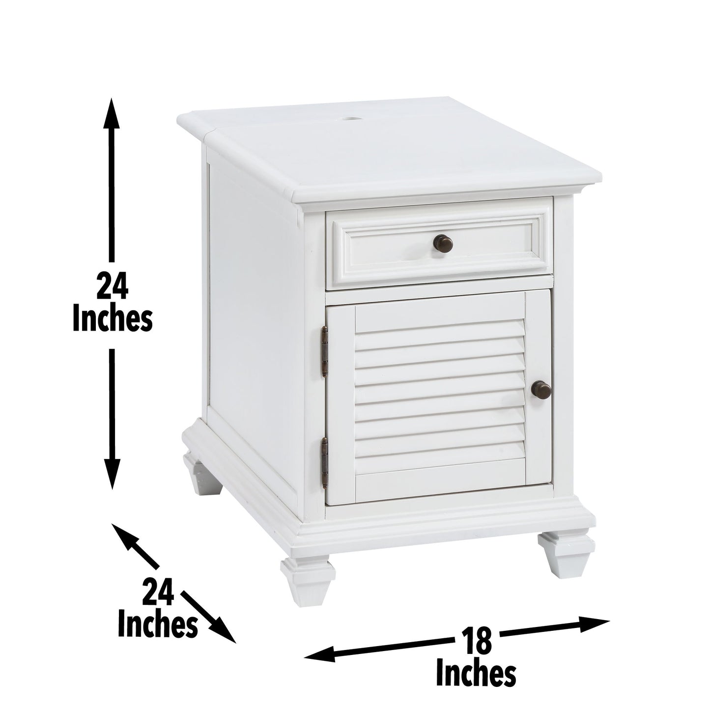 Charlestown - 3 Piece Occasional Table Set (DON'T USE) - White - Hornell Furniture Outlet