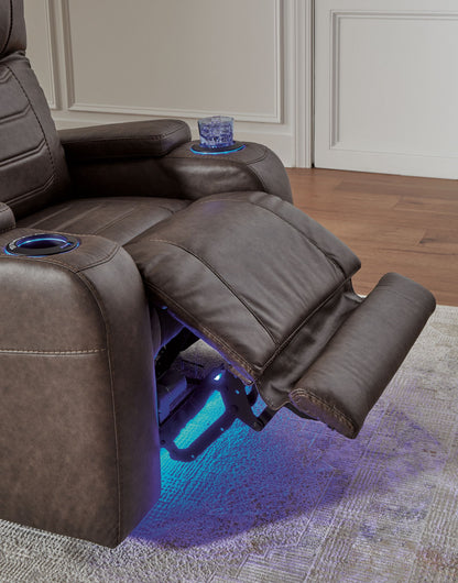 Schooner Rocks - Power Recliner / Adj Headrest - Hornell Furniture Outlet