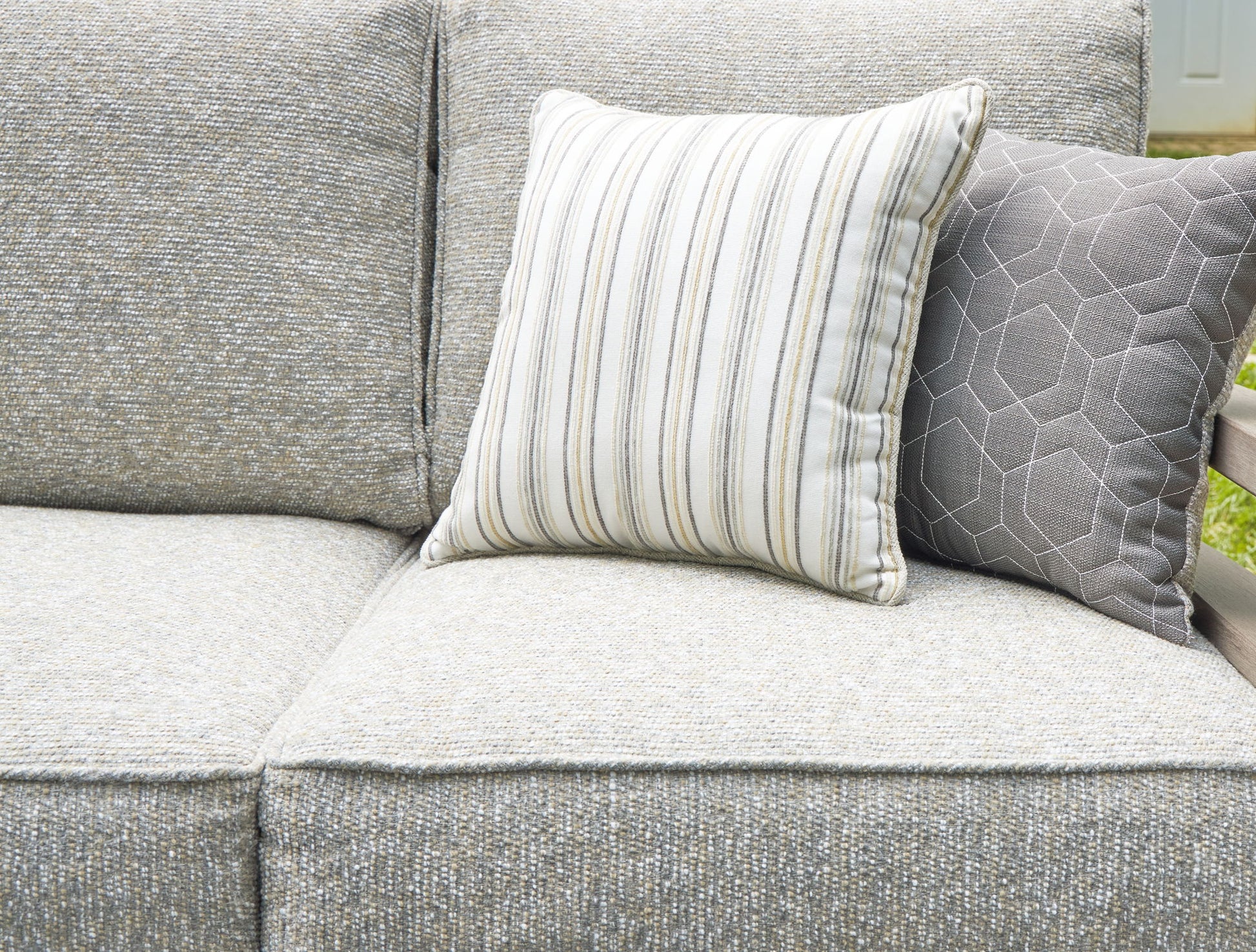 Hillside Barn - Gray / Brown - Sofa With Cushion - Hornell Furniture Outlet