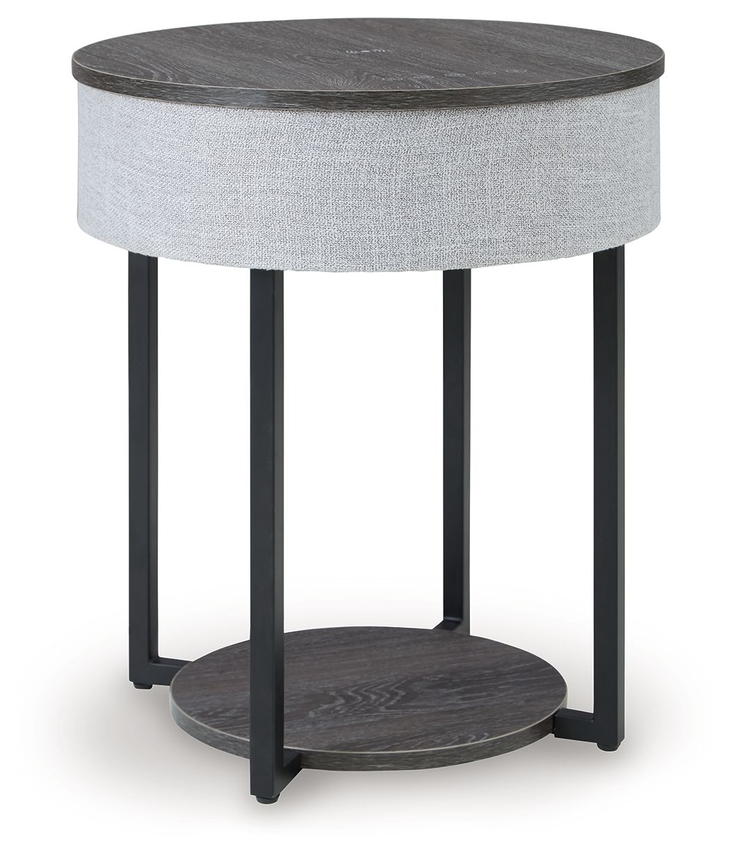 Sethlen - Gray / Black - Accent Table - Hornell Furniture Outlet