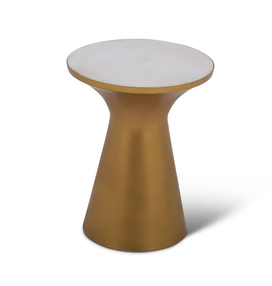 Jaipur - Round Table - White - Hornell Furniture Outlet