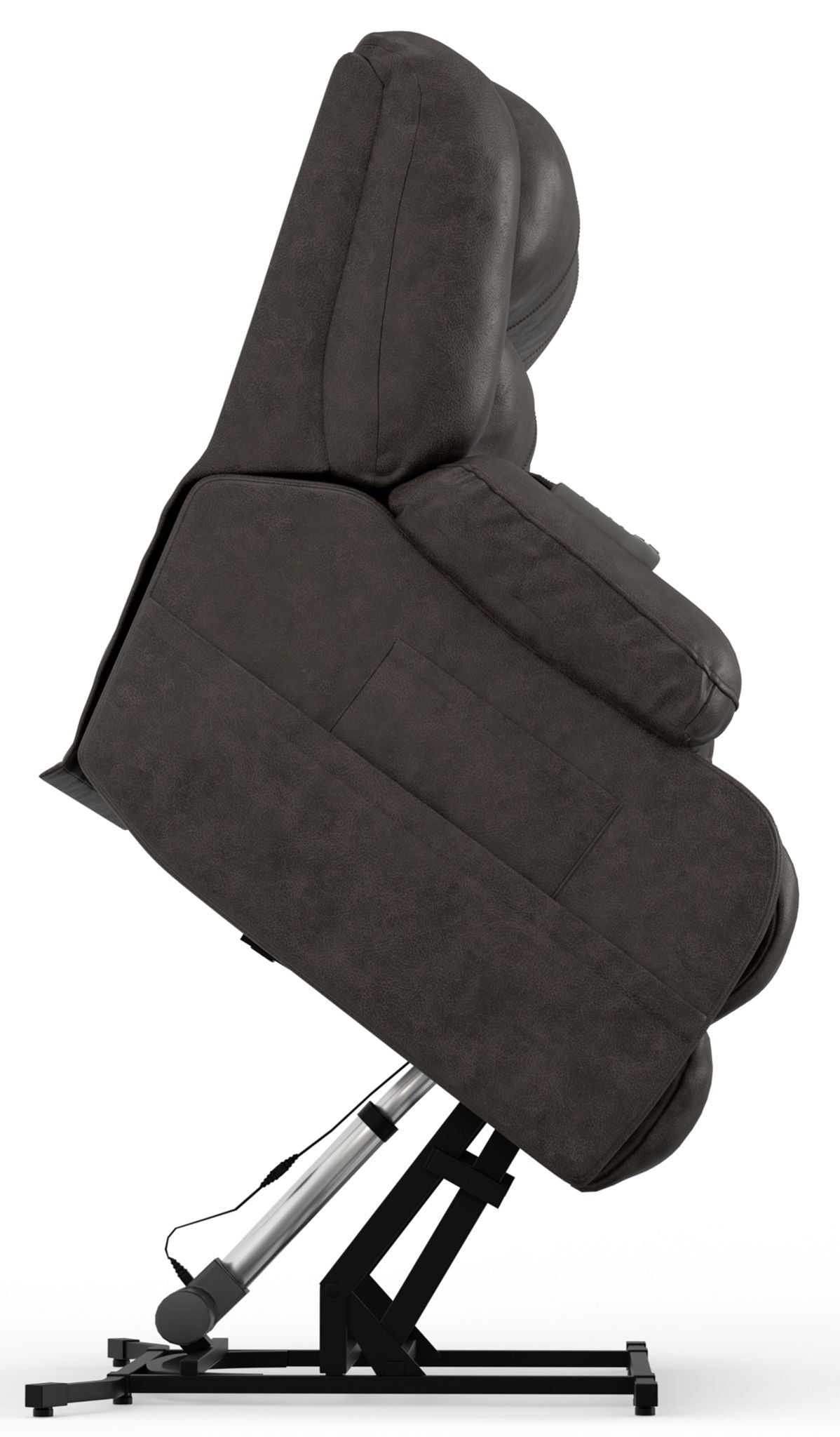 Tucker - Power Lift Recliner With Heat & Massage - Steel - Hornell Furniture Outlet
