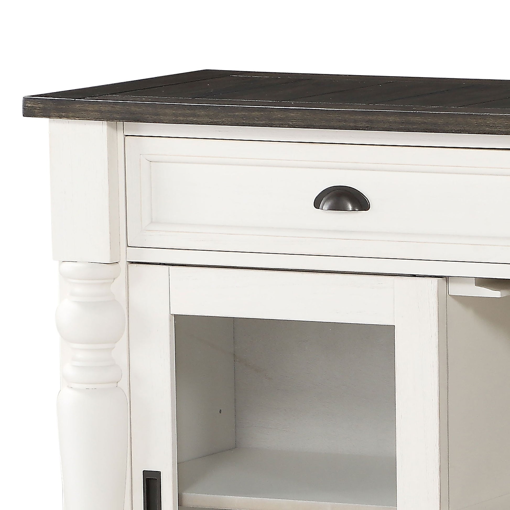 Joanna - Server - Two Tone - Hornell Furniture Outlet