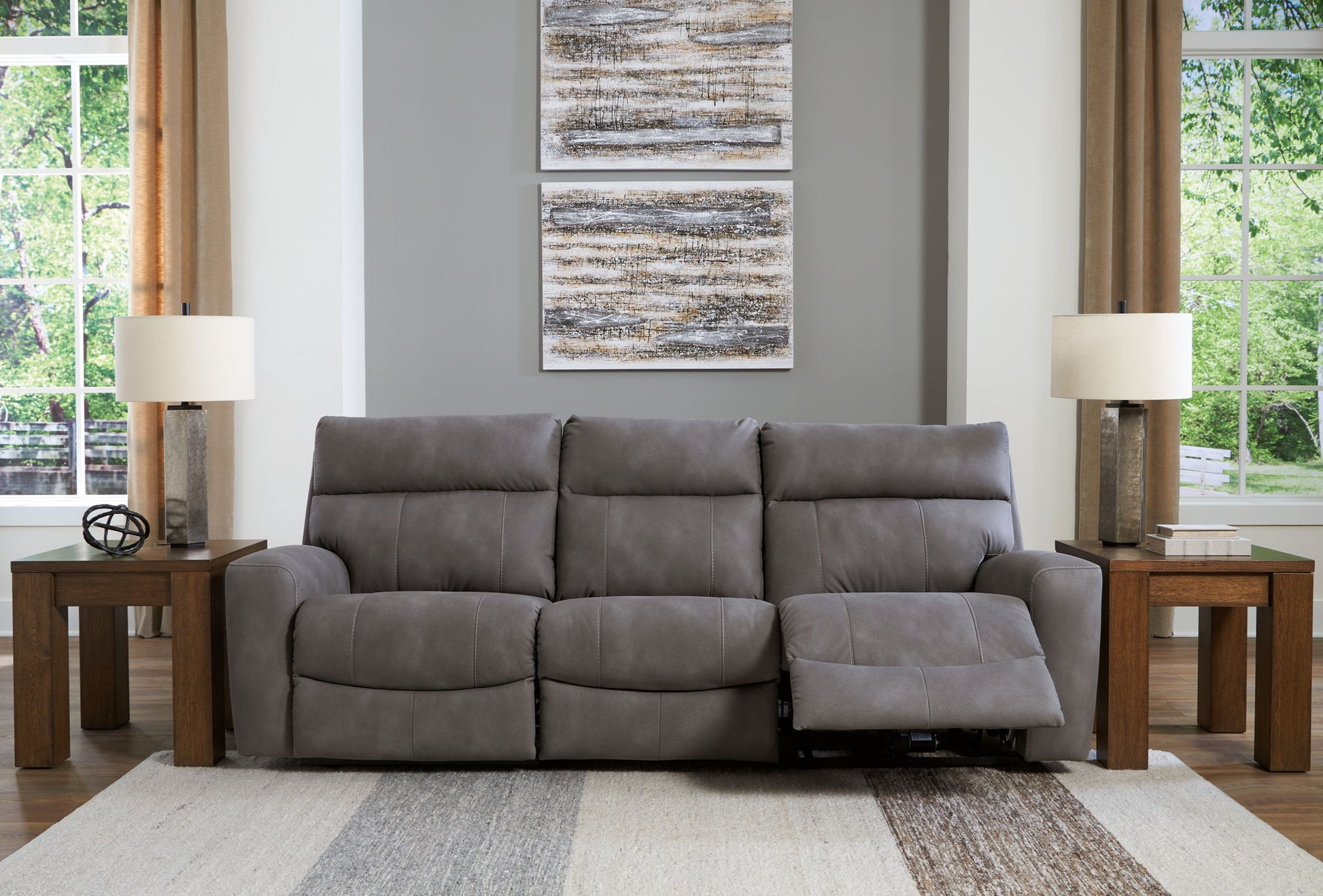 Next - Gen Durapella - Reclining Sectional - Hornell Furniture Outlet