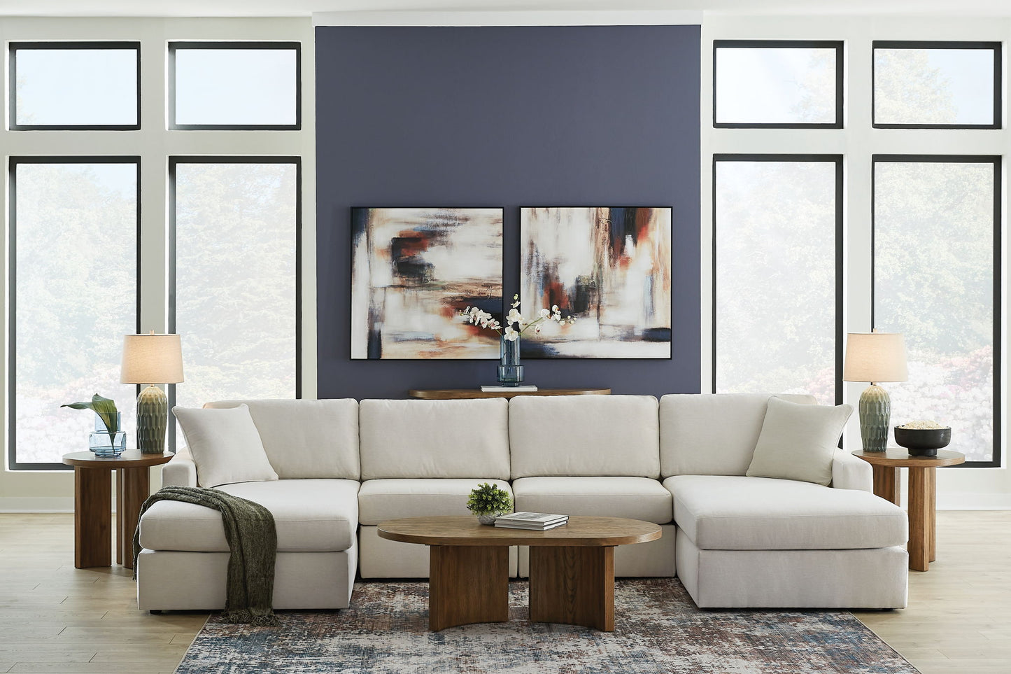Modmax - Oyster - Sectional - Hornell Furniture Outlet