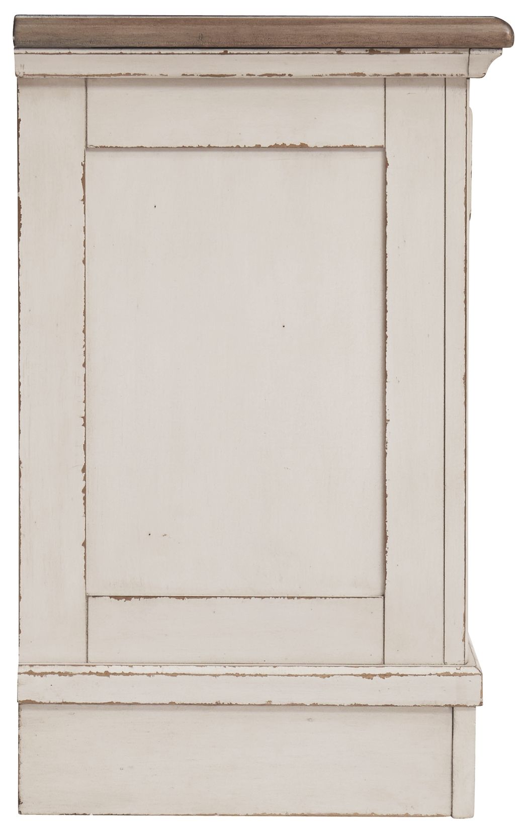 Realyn - White / Brown / Beige - Three Drawer Night Stand - Hornell Furniture Outlet