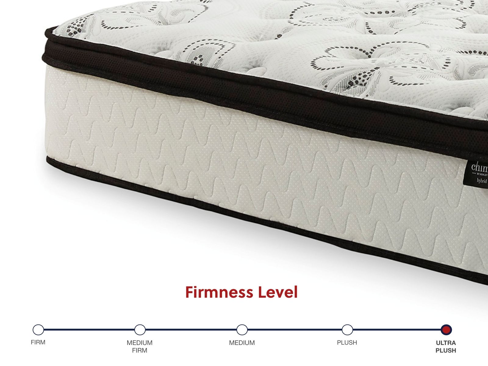 Chime 12 Inch Hybrid - Ultra Plush Hybrid Mattress - Hornell Furniture Outlet